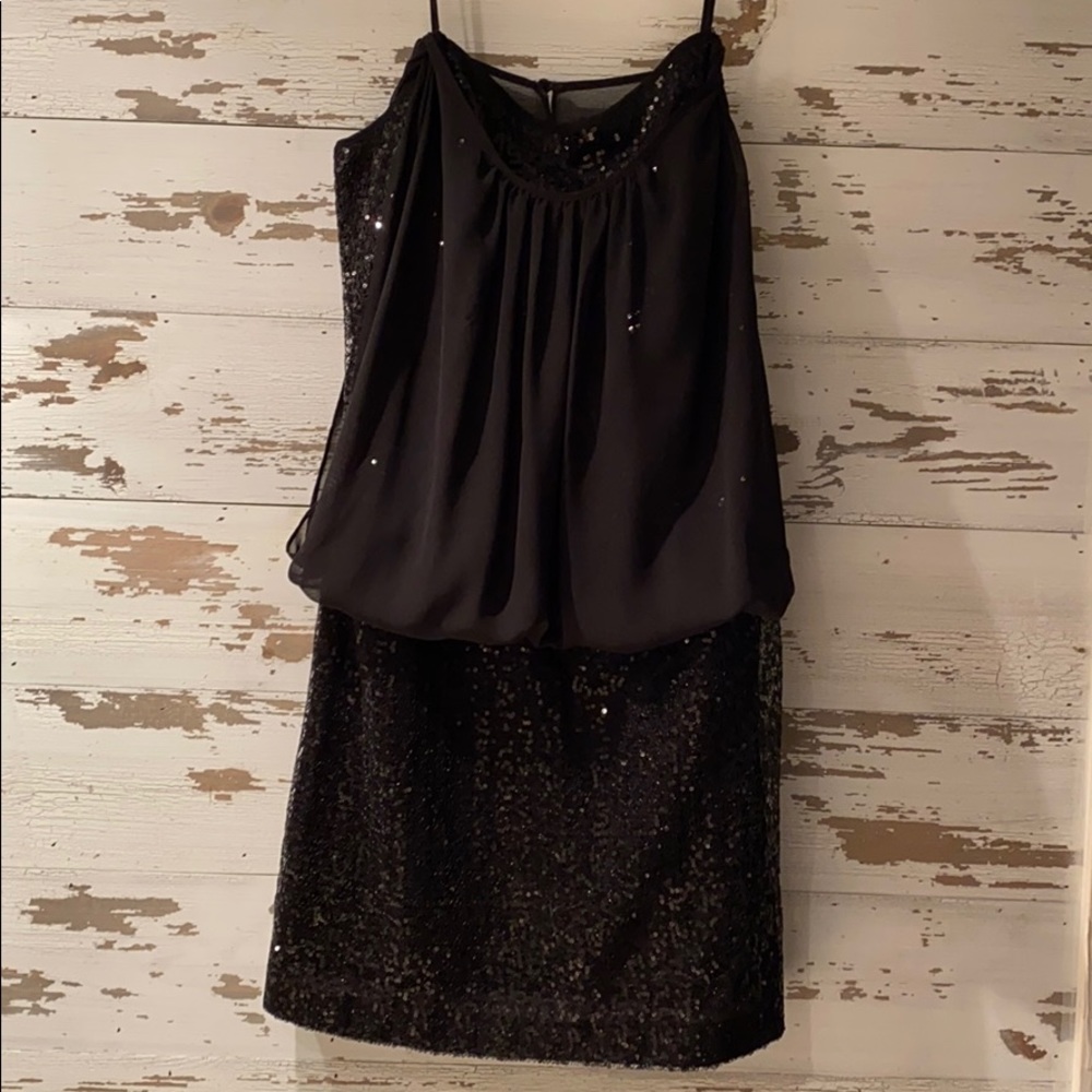 Adrianna Papell Little Black Party Dress Size 6